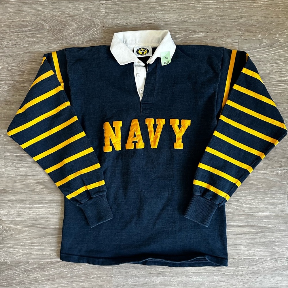 Vintage Navy Rugby polo shirt